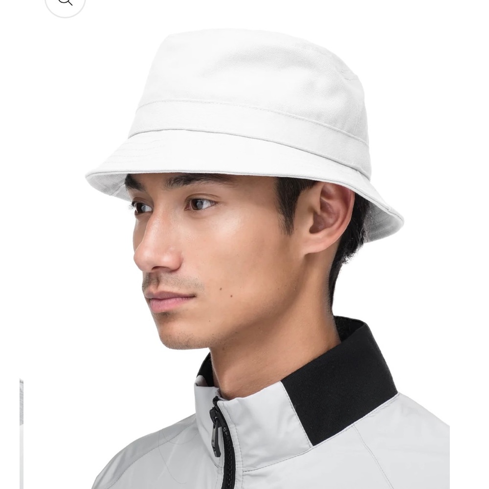 New Nobis White Bucket Hat